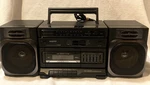 Vintage 1992 Sanyo M9100 Am/fm Radio Boombox Stereo Cassette (tested). Fixed Price $64.99.