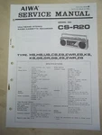 Aiwa Service Manual CS-R20 Boombox/radio Original. Fixed Price $11.98.