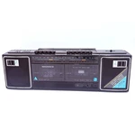 Magnavox D8167 Super Tandem Vintage Boombox Dubbing Cassette Am Fm Radio Works. Fixed Price $99.00.