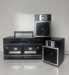 Vintage Sony CFS-W360 Fm/am Stereo Dual Cassette Boombox W/ Detachable Speakers. Fixed Price $39.95.