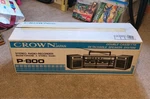 Vtg Crown Japan Stereo Radio Recorder Magnetophone P-800 Detachable. Fixed Price $304.46.