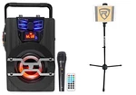 Technical Pro WASP420 Bluetooth Karaoke Machine System W/led's+mic+tablet Stand. Fixed Price $84.90.