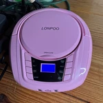 Lonpoo Cd Player Portable Boombox W/ Fm Radio/usb/bluetooth/aux Input LP-D03. Fixed Price $25.00.