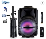 Befree Sound 12" Bluetooth Rechargeable Portable Party Speaker W Reactive Led. Fixed Price $129.00.