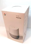 Google Home Smart Speaker Original Model W/ Assistant, Box, Ac Cable - White. Fixed Price $24.95.