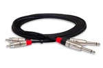 Hosa Pro HPR-015X2 Stereo Interconnect Cable Dual Rean 1/4-INCH Ts Male To Rca. Fixed Price $45.95.