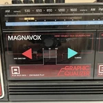 Vintage Magnavox D8167 Double Deck Boombox Black Am Fm Cassette Stereo Radio. Fixed Price $39.00.