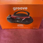 New Groove Onn Cd Boombox With Bluetooth Wireless Technology Fm Radio Portable. Fixed Price $29.99.