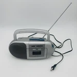 Vintage Rca Portable Radio Cassette Recorder Model RP-7702S Silver Working Tape. Fixed Price $23.95.