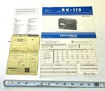 $k Owner's Manual Pioneer RK-113 Cassette Recorder Radio Shack Receipt!!. Fixed Price $14.32.