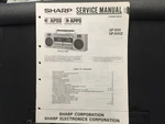 Original Sharp Service Manual For Gf Model Boomboxes Radios Select One. Fixed Price $9.98.