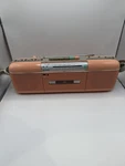 Sharp QT-50 Portable Stereo Radio Cassette Boombox Stranger Things Pink Untested. Fixed Price $165.99.