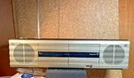 Emerson Stereo Radio Twin Cassette Recorder Boom Box CTR945B Gold Model. Fixed Price $14.00.