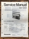Panasonic RX-1450 Radio / Boombox Service Manual *original*. Fixed Price $24.97.