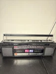 Vtg Sony Stereo Am/fm Radio Dual Cassette Portable Boombox CFS-W33 Tested Works*. Fixed Price $52.99.