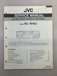 Jvc RC-W40 Original Service Manual Free Shipping. Fixed Price $14.00.