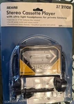 Sears Stereo Portable Cassette Player Sr 2000 W/ Headphones Vintage New Nos. Fixed Price $65.00.