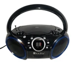 Singing Wood Am/fm Radio Cd Player Portable Black Blue. Fixed Price $39.95.