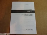 Radio Shack Tandy Optimus Auto-stop Am/fm Stereo Cassette Recorder SCR-64 Manual. Fixed Price $30.96.
