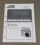 Jvc Cassette Recorder Model RC-343 Jw Service Manual D-3123. Fixed Price $54.95.