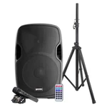 Gemini 15-INCH 2000W Powered Bluetooth Party Dj Speaker With Stand Mic Remote. Fixed Price $219.99.