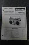 Sanyo M9925A Service Manual. Fixed Price $21.99.