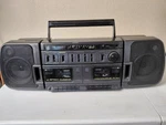 Boombox Vintage Am/fm Stereo Dual Cassette Player Recorder Eq 3-5677A Dubbing. Fixed Price $25.00.