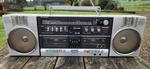 Vintage 1980'S Sharp GF-700Z 2 Way Speakers Boombox Stereo Non Working Tape Deck. Fixed Price $299.99.