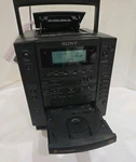 Vintage Sony CFD-616 Cd Changer Am Fm Cassette Recorder, Remote No Speak. Fixed Price $120.00.