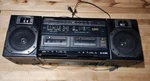Panasonic RX-CT810 Vintage Boom Box W Am/fm Stereo Radio Dual Cassette Decks. Fixed Price $45.00.
