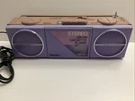Randix SCP-880 Purple Portable Stereo Boombox 1980 For Parts Repair As- Is. Fixed Price $79.99.