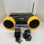 Sony CFD-980 Sports Yellow Boombox Cd Cassette Player Radio 90S Tested Read. Fixed Price $86.91.