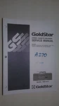 Goldstar TWP-8101 Service Manual Original Repair Book Stereo Tape Boombox Radio. Fixed Price $19.98.