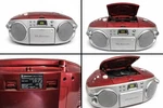 Emerson En-cruiser PD6588RD Cd Cassette Am/fm Boombox Red Silver 2001 Untested. Fixed Price $49.99.