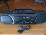 Panasonic RX-FT570 Am/fm Stereo Radio/dual Cassette Deck Recorder Player Works. Fixed Price $59.99.