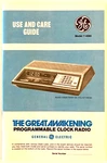 Ge Clock Radio Use And Care Guide Model 7-4880 Original 1980. Fixed Price $15.00.