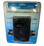 Vtg Craig Am/fm Radio Stereo Cassette Player JH6222 Walkman Nos W/ Headphones. Fixed Price $24.87.