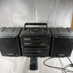 Vintage Sharp X-bass GX-CD65BK Boombox! Portable Cd/stereo/ Dual Cassette /radio. Fixed Price $32.99.