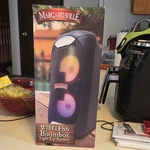 Margaritaville Wireless Boombox Bluetooth Led Mic Port Handle 5HR Playtime. Fixed Price $24.99.