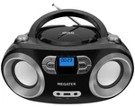 Megatek Portable Cd Player Boombox With Fm Radio, Bluetooth, Usb Port, Black. Fixed Price $76.80.