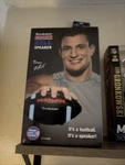 Brookstone Rob Gronkowski Bluetooth Wireless Football Speaker Nib. Fixed Price $39.99.