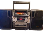Sanyo Boombox CWM-320 In Good Condition. Fixed Price $145.99.