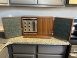 1963 Mcm General Electric T-1000C Stereo Am Fm Tube Radio Tested Working. Fixed Price $167.77.
