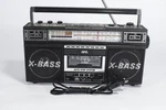 Qfx J-22U Retro Boom Box 4-BAND Radio Cassette MP3 Graphic Equalizer Tested. Fixed Price $34.99.