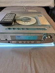 Aiwa XR-X7 Stereo System Remote Cd-r/rw Qsurround T-bass Silver Am/fm. Fixed Price $50.00.