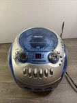 Memorex MP3227 Portable Cd Player Am Fm Radio Cassette Recorder Boombox Blue Y2K. Fixed Price $54.99.