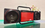 Sony CFS-700 Red Cubic Boombox Radio Cassette Working Serviced Retro Japan Jp. Fixed Price $1760.00.