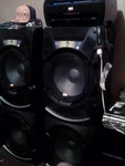 Edison Saul System Player Professional Bluetooth Speakers 4 15" Woofers. Fixed Price $2000.00.