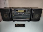 Jvc PC-X130 Vintage Boombox Cd Cassette Player,am/fm /remote, Tested Works Fine. Fixed Price $149.00.