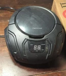 Proscan Portable Cd Player With Am/fm Radio, Boombox Handheld Black Sounds Good. Fixed Price $35.00.
